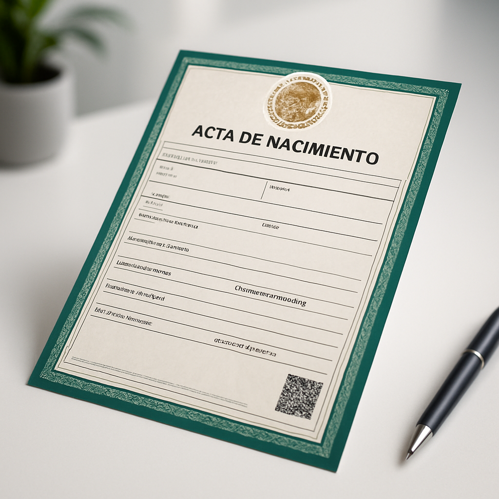 Acta de Nacimiento